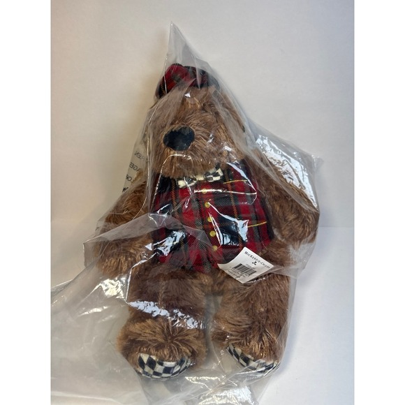 Mackenzie Childs Tartastic Mac the Bear - Picture 2 of 6